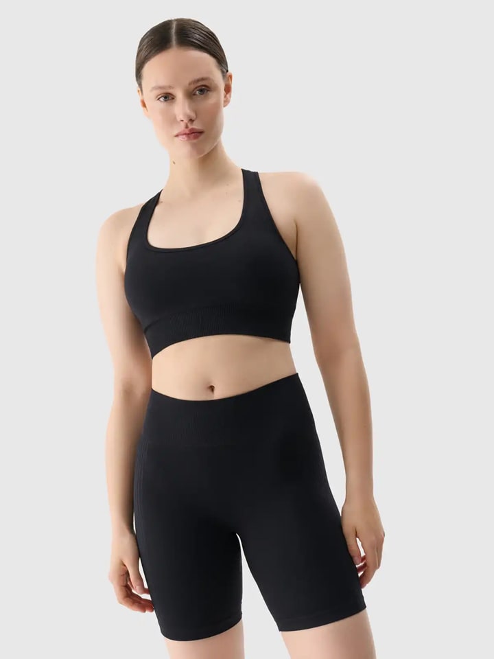 Športová podprsenka 4F Schwarz - Low 6380151 Sport-BH in Schwarz - Low - 1