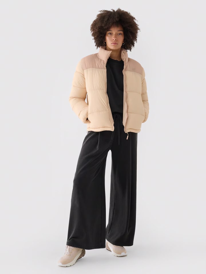 Dámska bunda 4F Beige 6141034 Daunenjacke in Beige - 2