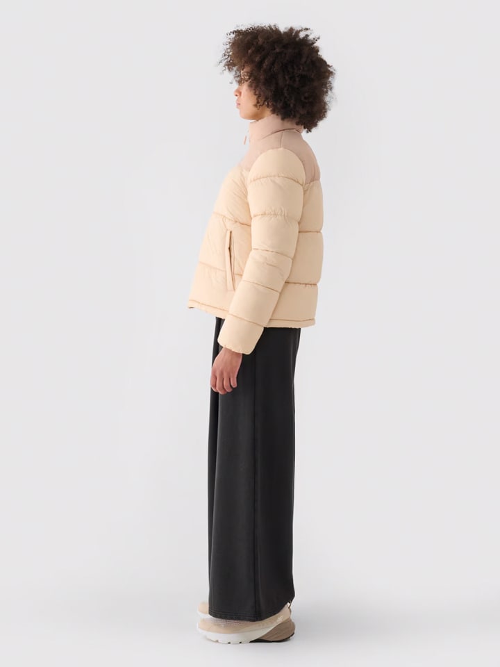 Dámska bunda 4F Beige 6141034 Daunenjacke in Beige - 3