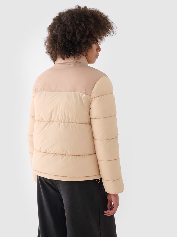 Dámska bunda 4F Beige 6141034 Daunenjacke in Beige - 4
