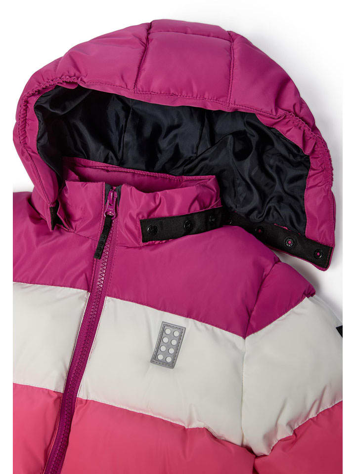 LEGO Pink/ Rosa/ Weiß 1562767 Steppjacke "Jipe" in Pink/ Rosa/ Weiß - 3