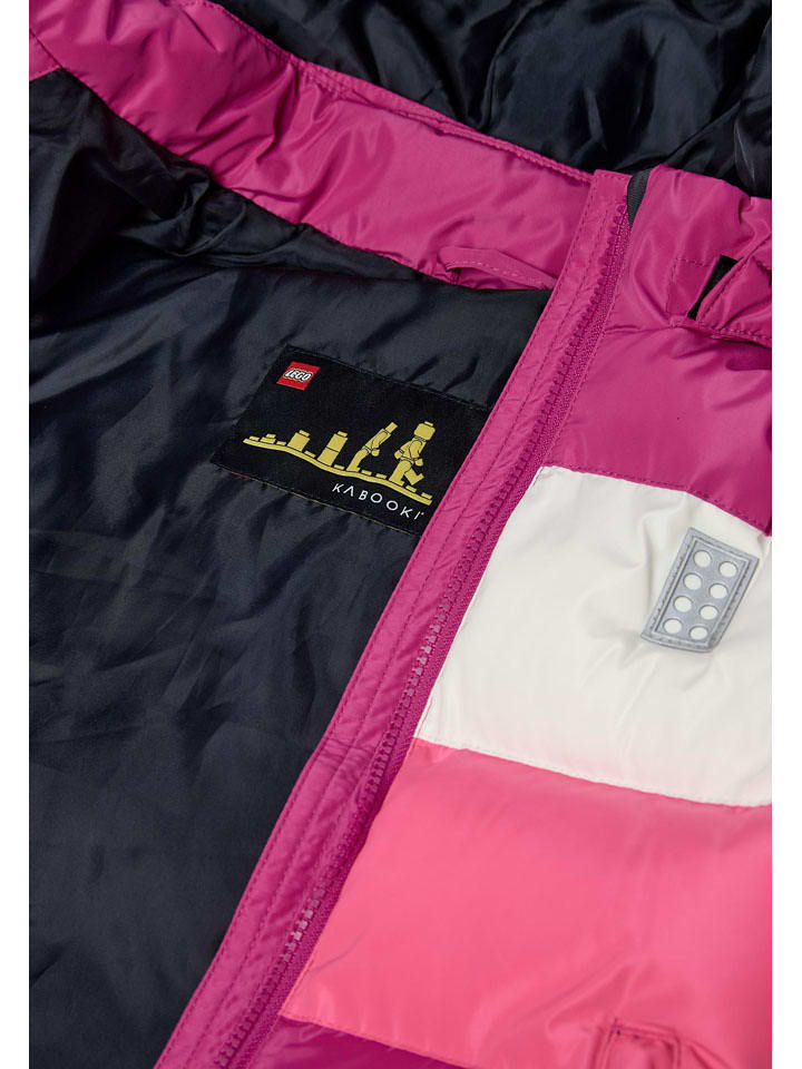 LEGO Pink/ Rosa/ Weiß 1562767 Steppjacke "Jipe" in Pink/ Rosa/ Weiß - 5