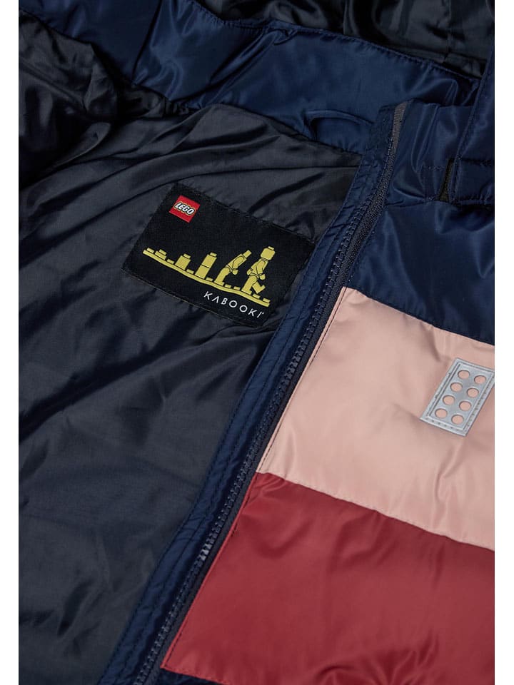 LEGO Dunkelblau/ Rosa/ Rot 2352816 Steppjacke "Jipe" in Dunkelblau/ Rosa/ Rot - 5