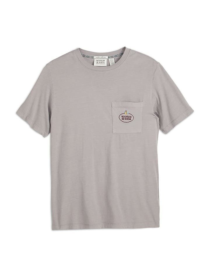 Tričko Scotch & Soda Grau 375112 Shirt in Grau - 1