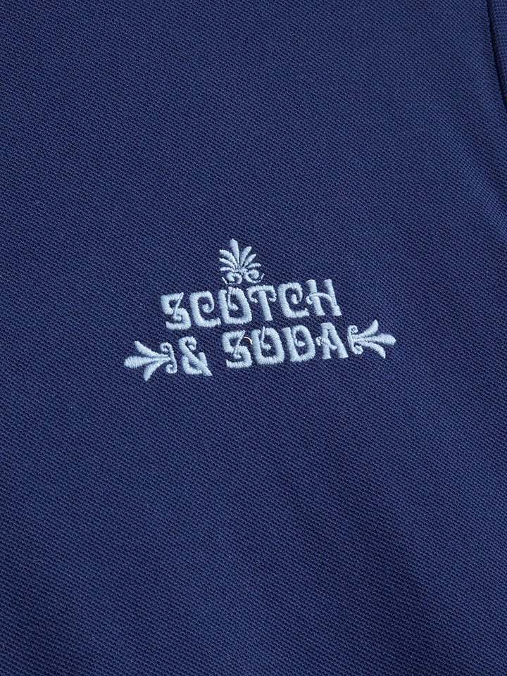 Tričko Scotch & Soda Dunkelblau 8642080 Poloshirt in Dunkelblau - 2