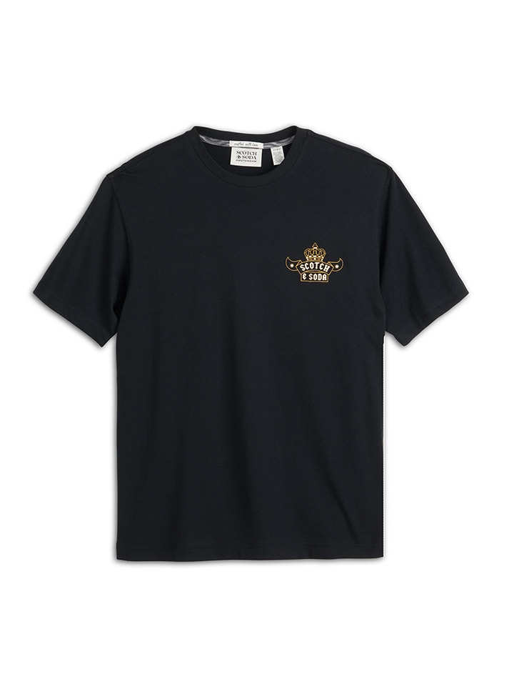 Tričko Scotch & Soda Schwarz 578230 Shirt in Schwarz - 1