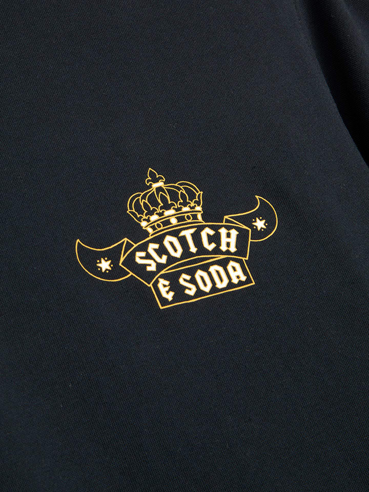 Tričko Scotch & Soda Schwarz 578230 Shirt in Schwarz - 4