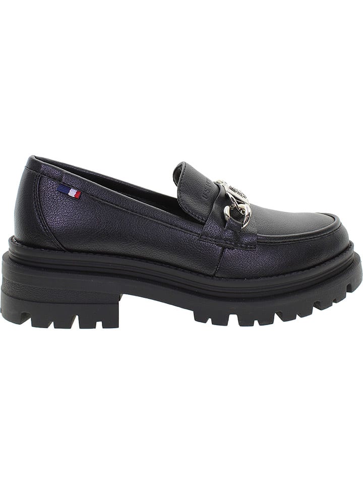 U.S. Polo Assn. Schwarz 8646481 Mokassins in Schwarz - 1