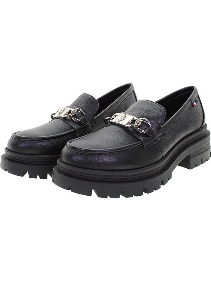 U.S. Polo Assn. Schwarz 8646481 Mokassins in Schwarz - 3