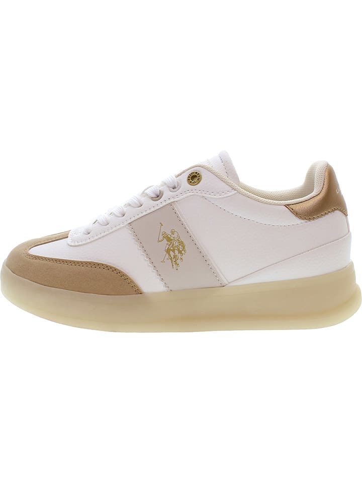 Tenisky U.S. Polo Assn. Weiß/ Hellbraun 7157613 Sneakers "Campy" in Weiß/ Hellbraun - 2
