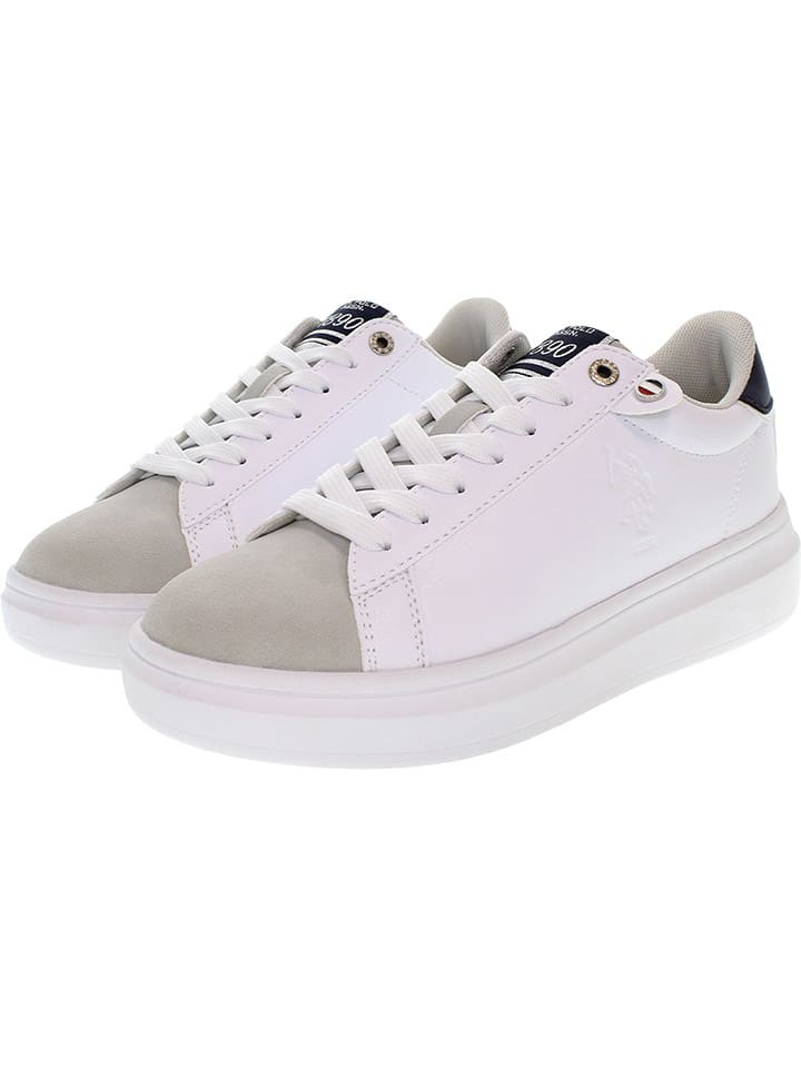 Tenisky U.S. Polo Assn. Weiß/ Beige/ Dunkelblau 8368413 Sneakers "Cody" in Weiß/ Beige/ Dunkelblau - 3