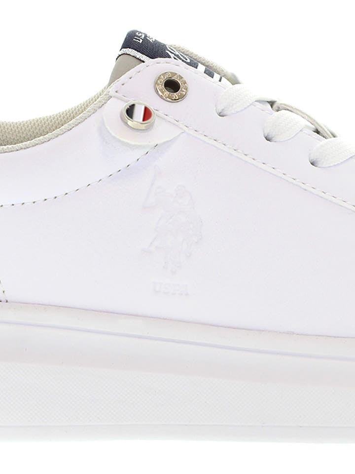 Tenisky U.S. Polo Assn. Weiß/ Beige/ Dunkelblau 8368413 Sneakers "Cody" in Weiß/ Beige/ Dunkelblau - 6