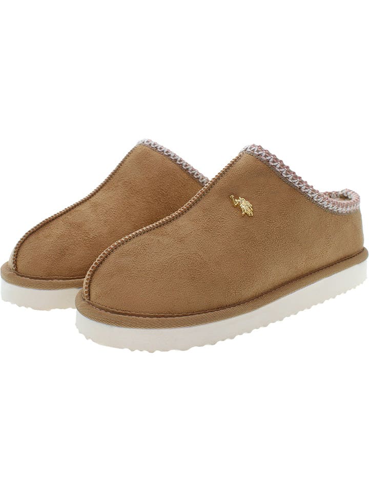U.S. Polo Assn. Beige 5114600 Hausschuhe in Beige - 3