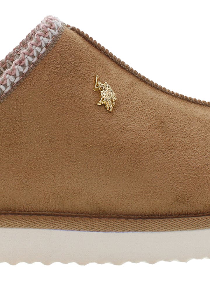 U.S. Polo Assn. Beige 5114600 Hausschuhe in Beige - 6