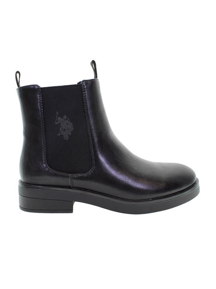 Topánky U.S. Polo Assn. Schwarz 933303 Chelsea-Boots in Schwarz - 1