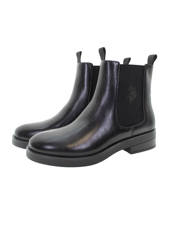 Topánky U.S. Polo Assn. Schwarz 933303 Chelsea-Boots in Schwarz - 3