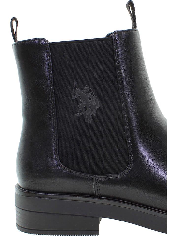 Topánky U.S. Polo Assn. Schwarz 933303 Chelsea-Boots in Schwarz - 6