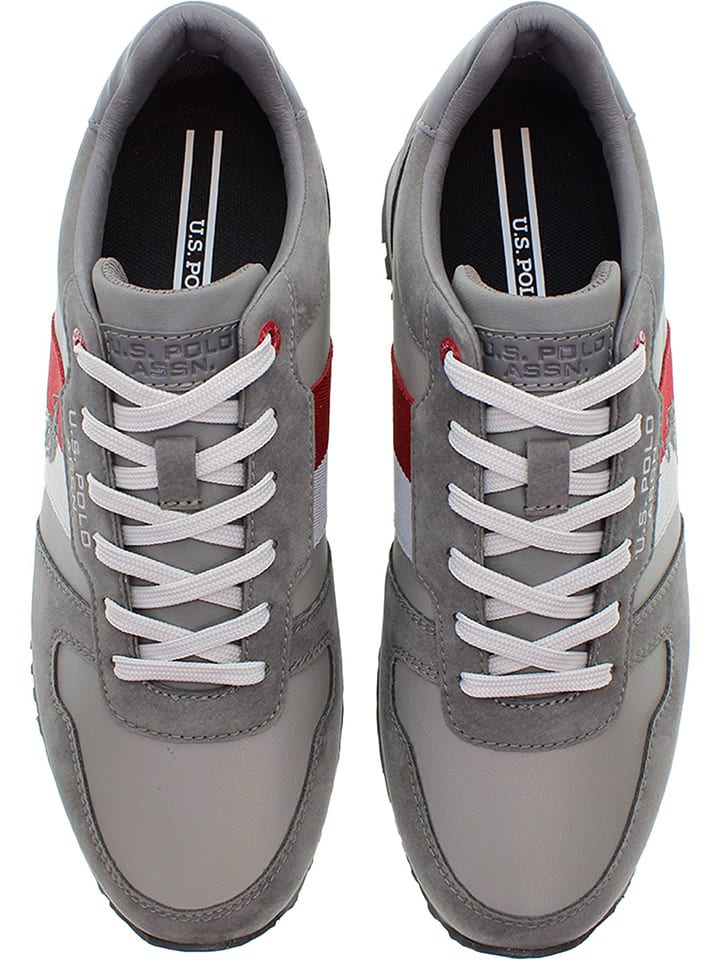 Tenisky U.S. Polo Assn. Grau/ Rot 8874587 Sneakers "Xirio" in Grau/ Rot - 5