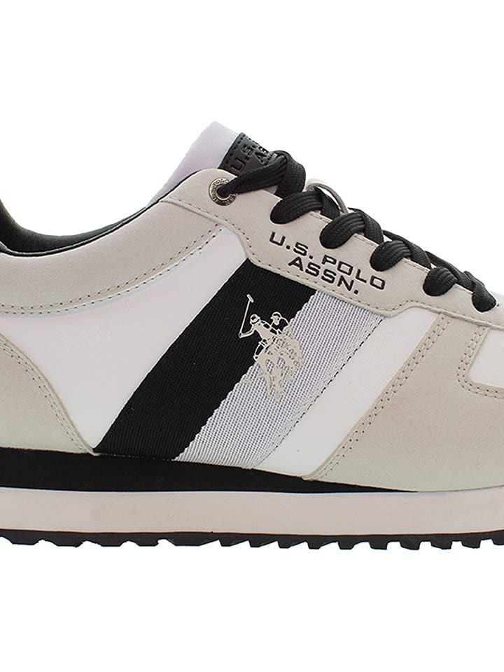 Tenisky U.S. Polo Assn. Weiß/ Creme/ Schwarz 1107581 Sneakers "Xirio" in Weiß/ Creme/ Schwarz - 6