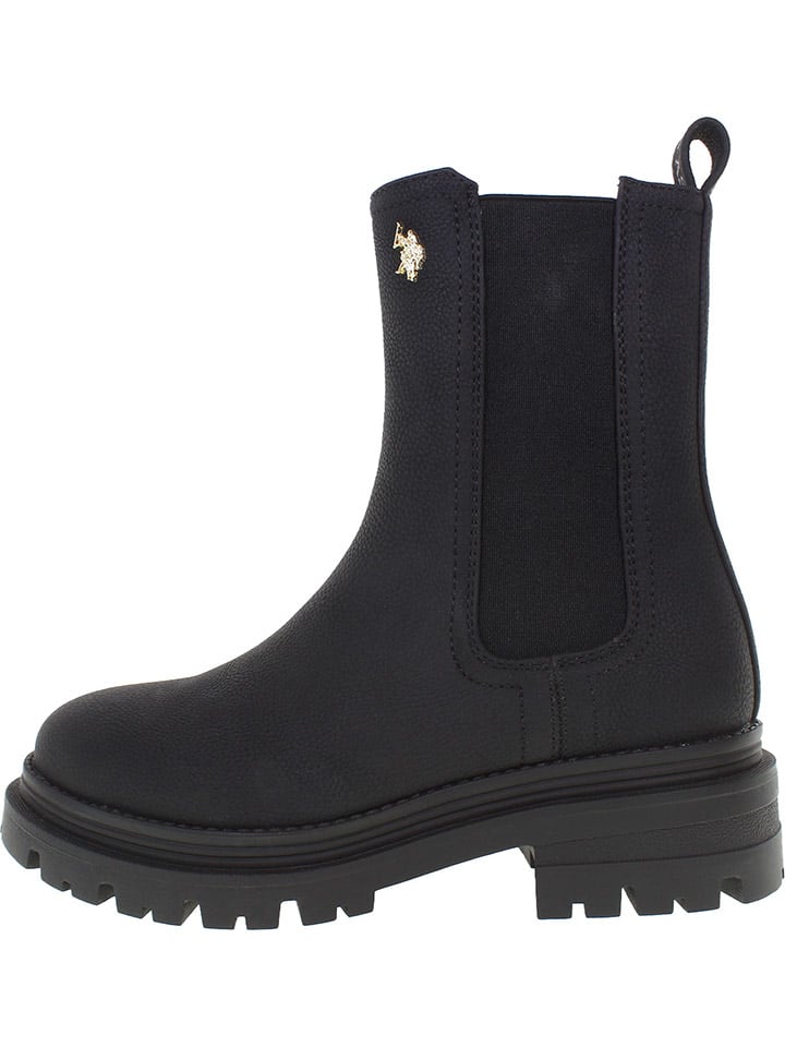 Topánky U.S. Polo Assn. Schwarz 8011308 Chelsea-Boots in Schwarz - 2