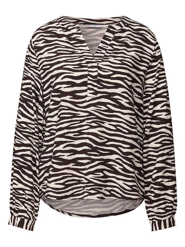 Cecil Braun/ Weiß 5449581 Bluse in Braun/ Weiß - 6