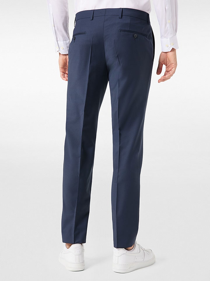 Nohavice Pierre Cardin Blau 6469739 Stoffhose "Ryan" in Blau - 2