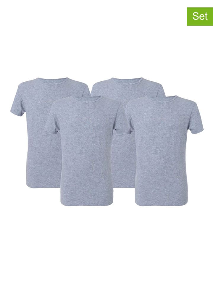 Tričko McGregor Grau 1831145 4er-Set: Shirts in Grau - 1