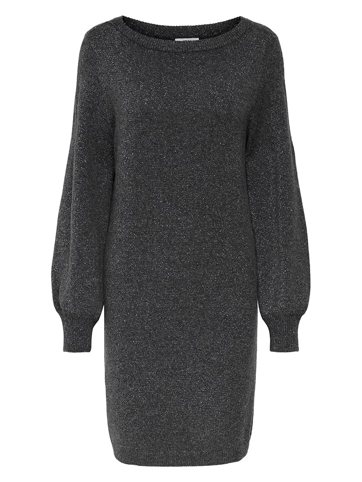 Šaty JDY Anthrazit 5760037 Strickleid in Anthrazit - 1