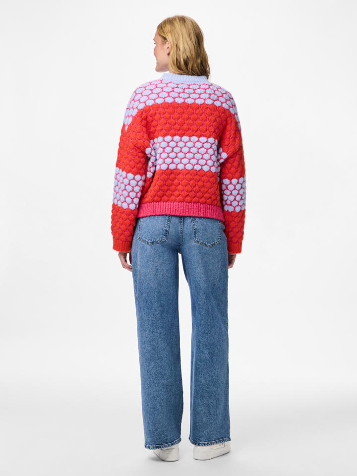 Sveter Pieces Rot 4556256 Pullover in Rot - 3