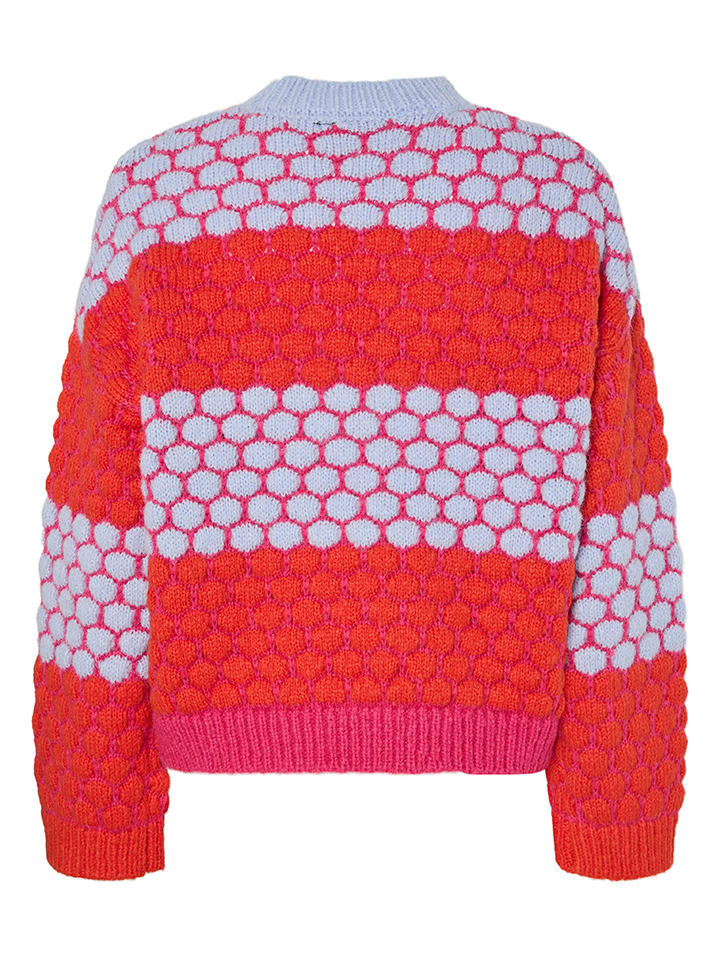 Sveter Pieces Rot 4556256 Pullover in Rot - 7