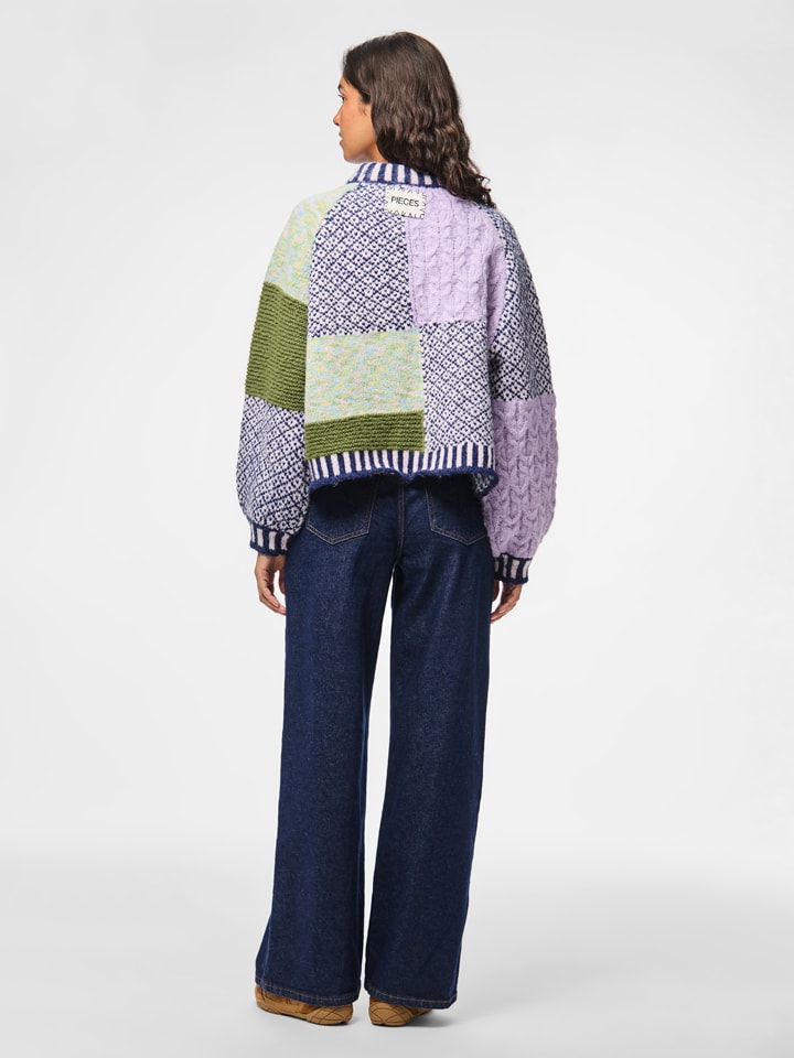 Sveter Pieces Lila 5245918 Pullover in Lila - 2