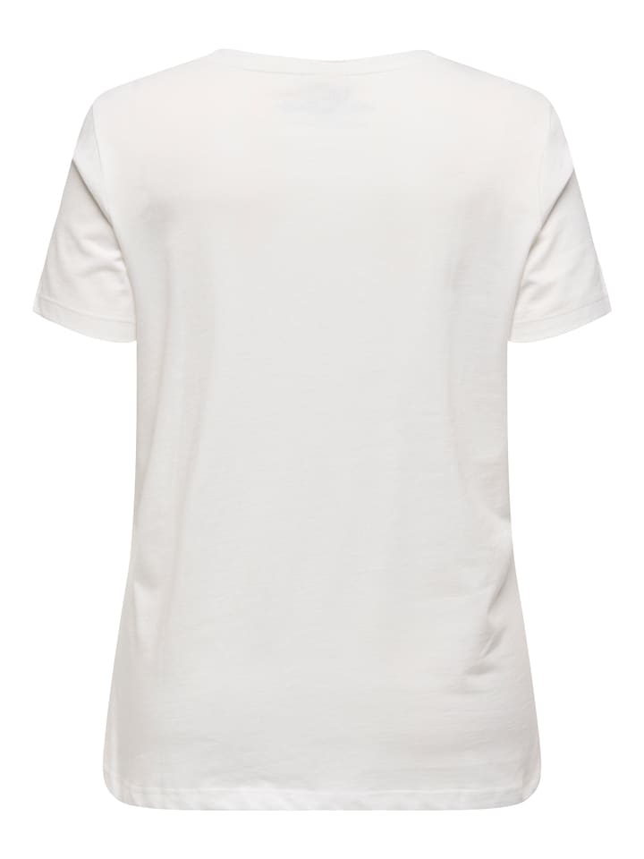 Tričko ONLY Carmakoma Weiß 6730479 Shirt in Weiß - 7