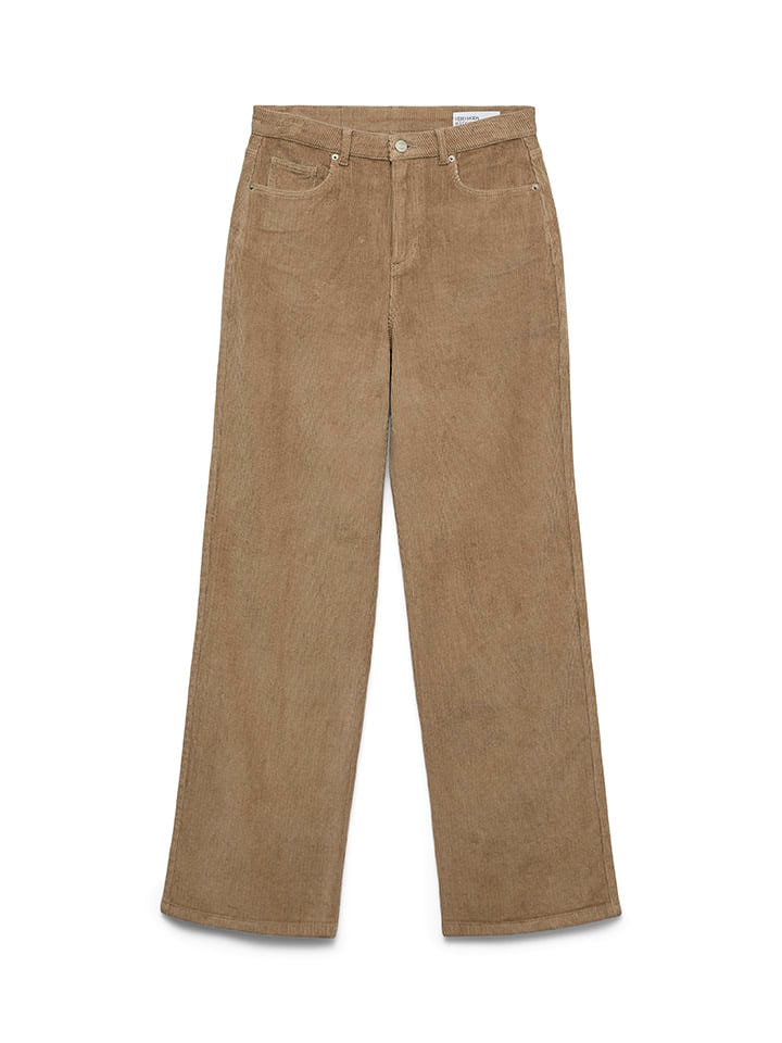 Nohavice Vero Moda Beige 6272639 Cordhose in Beige - 1