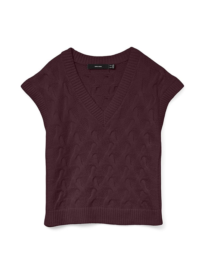 Sveter Vero Moda Bordeaux 5787105 Pullunder in Bordeaux - 1