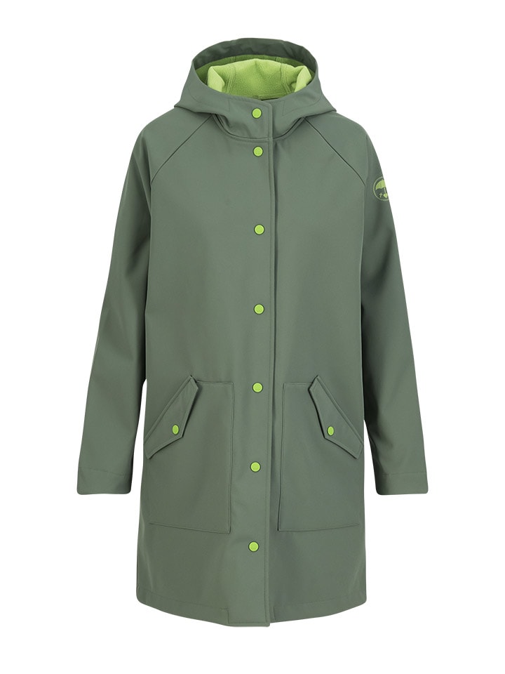 Dámska bunda Blutsgeschwister Khaki 1525556 Regenmantel in Khaki - 3