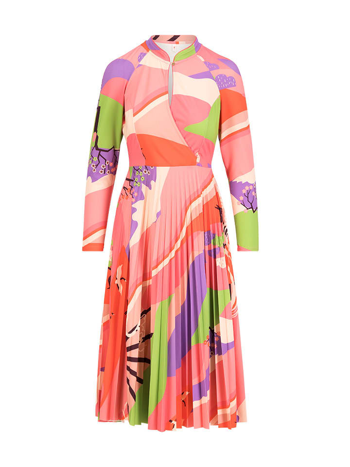 Šaty Blutsgeschwister Bunt 5414000 Plisseekleid in Bunt - 3
