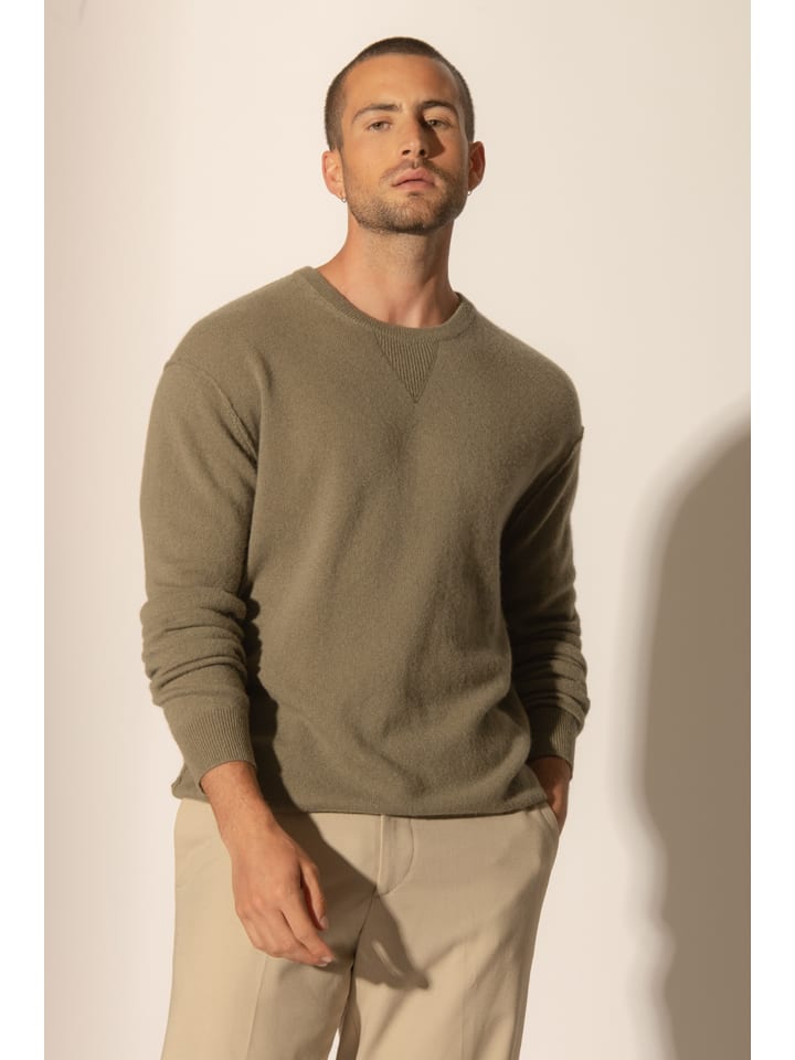 Sveter Perfect Cashmere Khaki 2284601 Kaschmir-Pullover in Khaki - 2