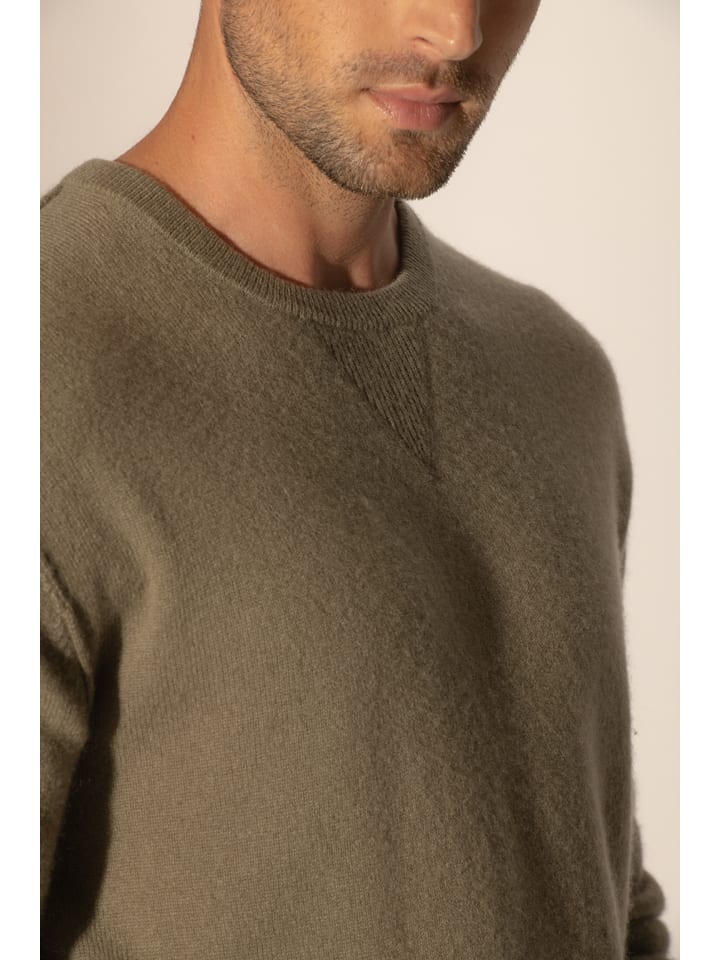 Sveter Perfect Cashmere Khaki 2284601 Kaschmir-Pullover in Khaki - 4