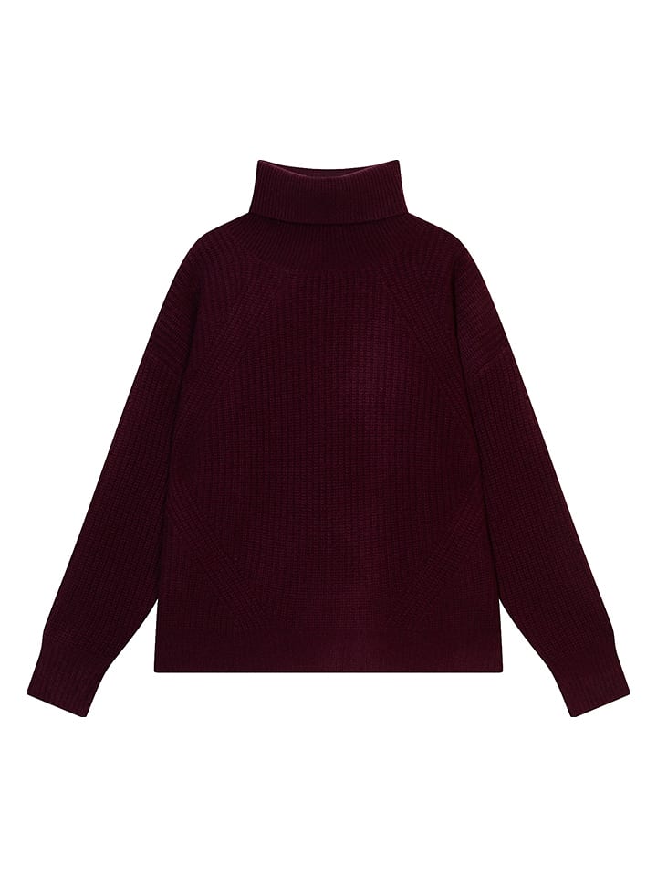 Sveter Perfect Cashmere Beere 2148858 Kaschmir-Rollkragenpullover "Senge" in Beere - 1