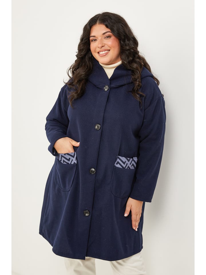 Dámska bunda Curvy Lady Dunkelblau 7911575 Übergangsjacke in Dunkelblau - 1