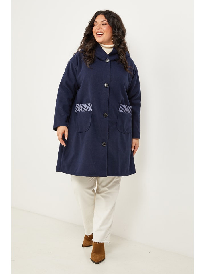 Dámska bunda Curvy Lady Dunkelblau 7911575 Übergangsjacke in Dunkelblau - 5