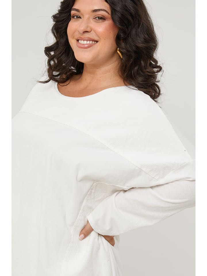 Curvy Lady Weiß 235265 Longsleeve in Weiß - 4