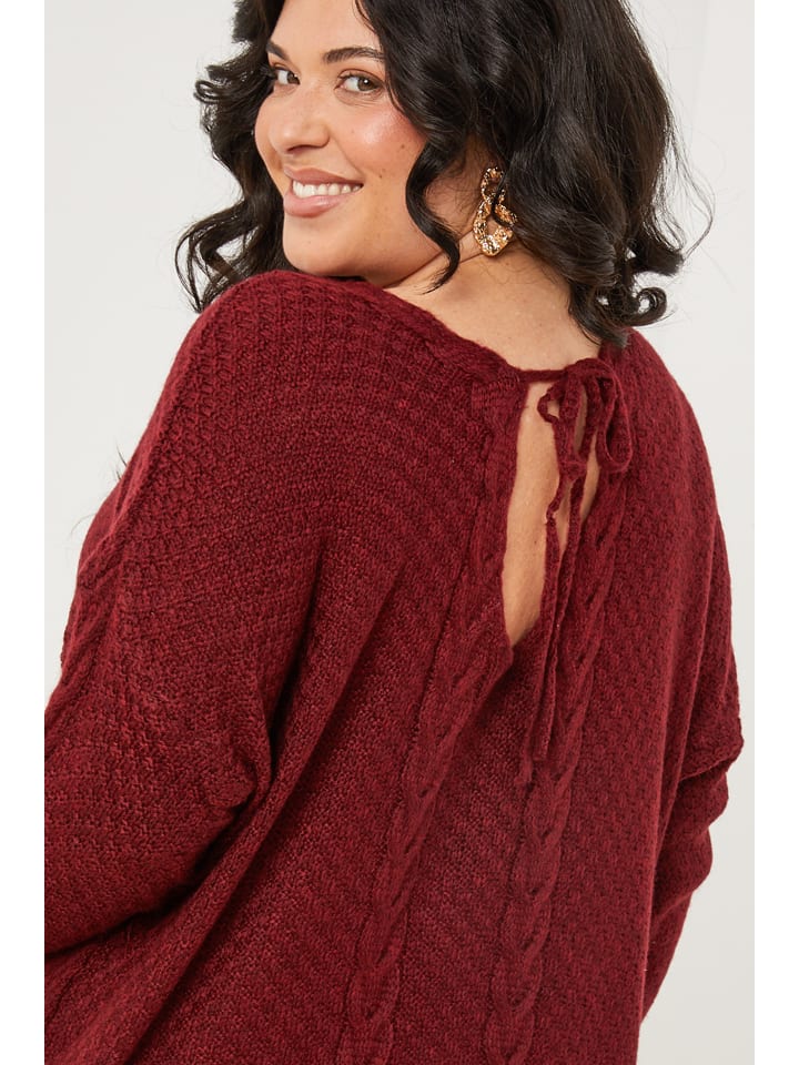 Sveter Curvy Lady Bordeaux 2152822 Pullover in Bordeaux - 4