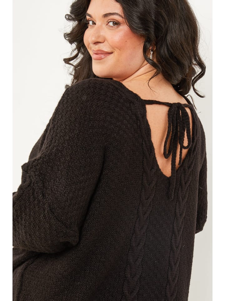 Sveter Curvy Lady Schwarz 9877161 Pullover in Schwarz - 4