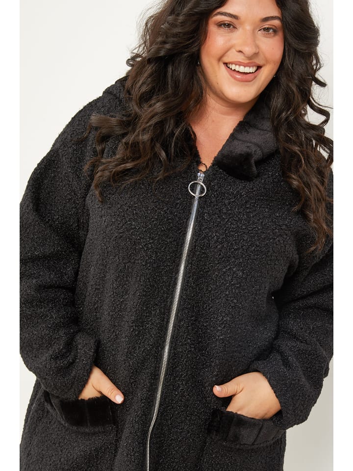Dámska bunda Curvy Lady Schwarz 2382153 Übergangsjacke in Schwarz - 5