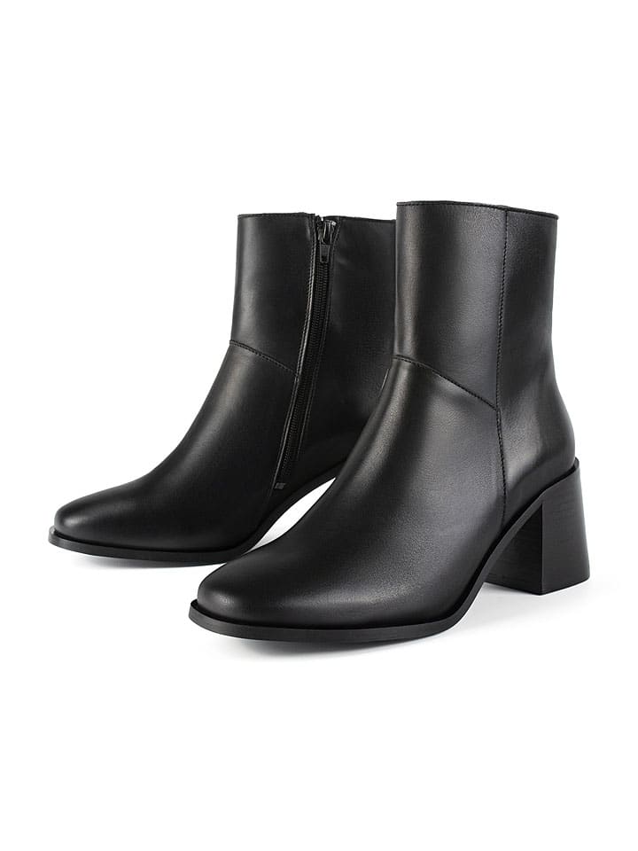 Topánky loft37 Schwarz 4755921 Leder-Boots "Stay Higher" in Schwarz - 1