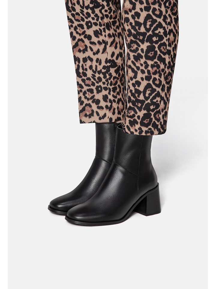 Topánky loft37 Schwarz 4755921 Leder-Boots "Stay Higher" in Schwarz - 6