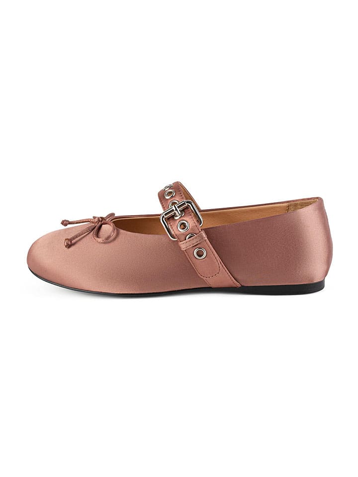 loft37 Pink 8635289 Leder-Spangenballerinas in Pink - 2