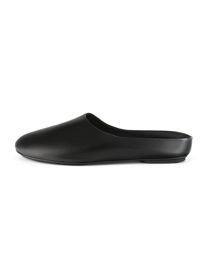 loft37 Schwarz 533275 Leder-Pantoffeln "Allato" in Schwarz - 2