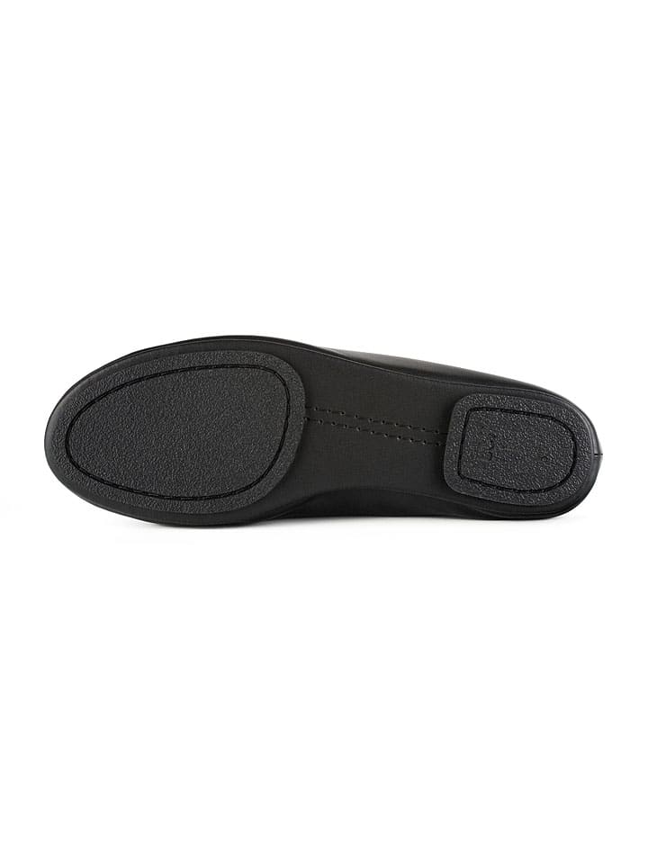 loft37 Schwarz 533275 Leder-Pantoffeln "Allato" in Schwarz - 4